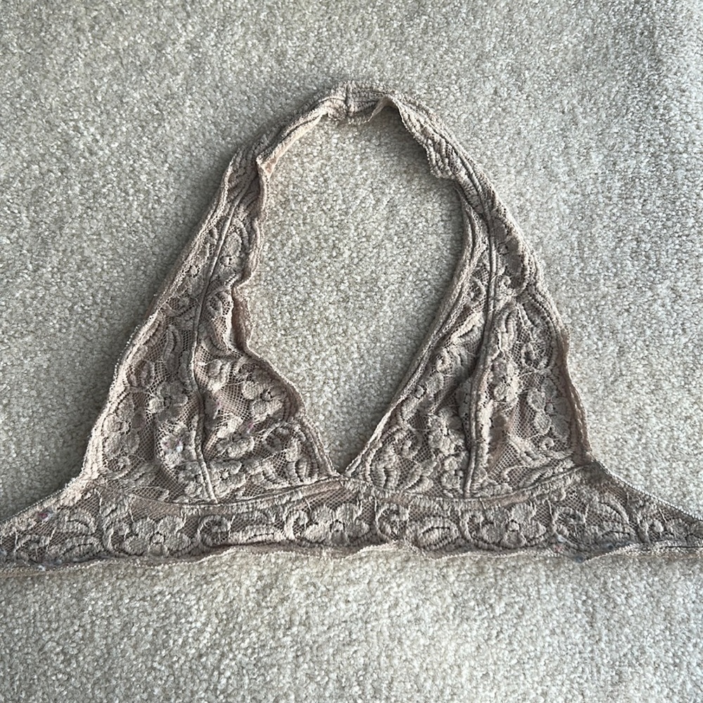 Tan out from under bralette